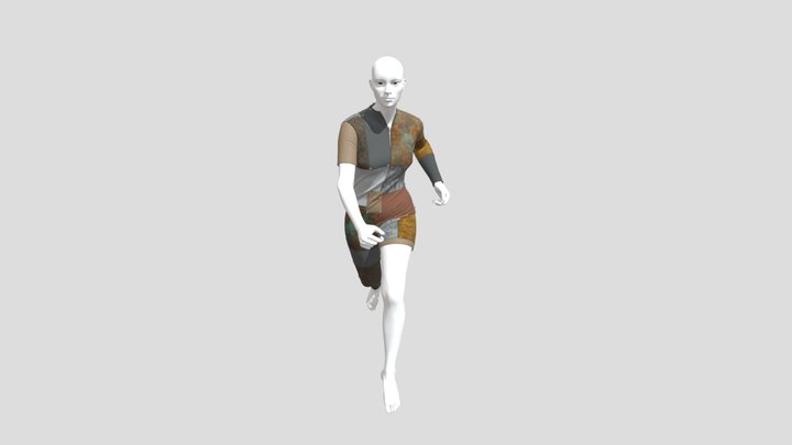 Jumpsuit Obj 3D Model