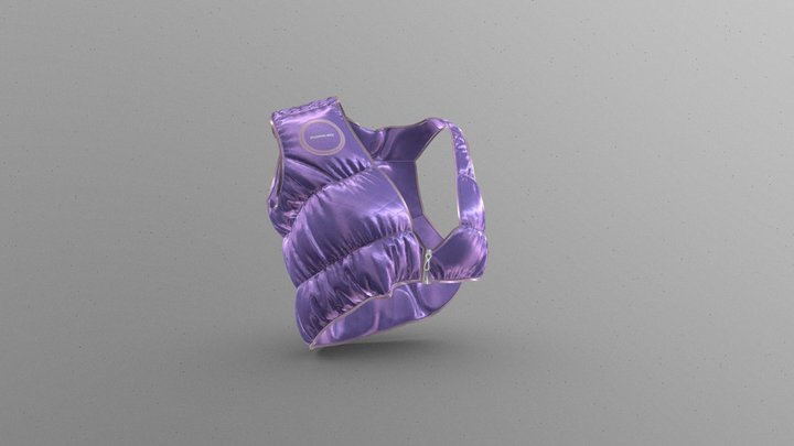 Vest Asymmetric · Clo3D/Marvelous · Rame4D 3D Model