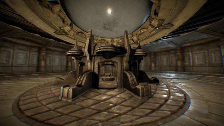 Shrine 3D Model