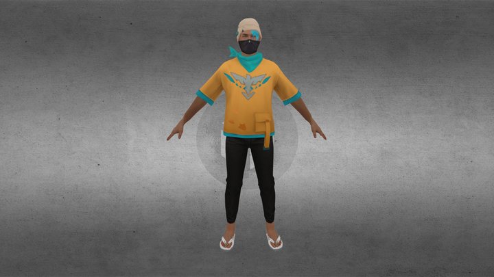 RUNER FREE FIRE 3D MODEL – Free 3D Model STL