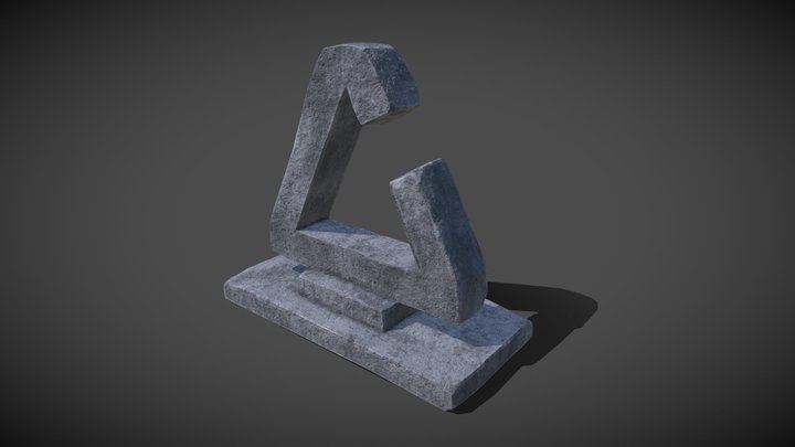 Stone monument 3D Model