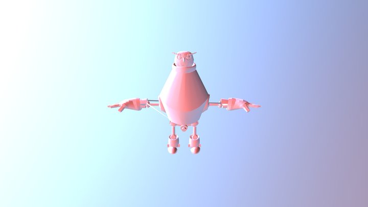 Knight Owl 3D Model