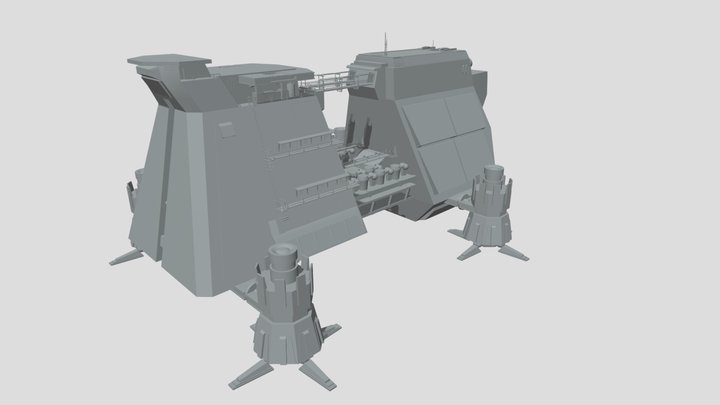 Mining guild ore crawler Star Wars Rebels 3D Model