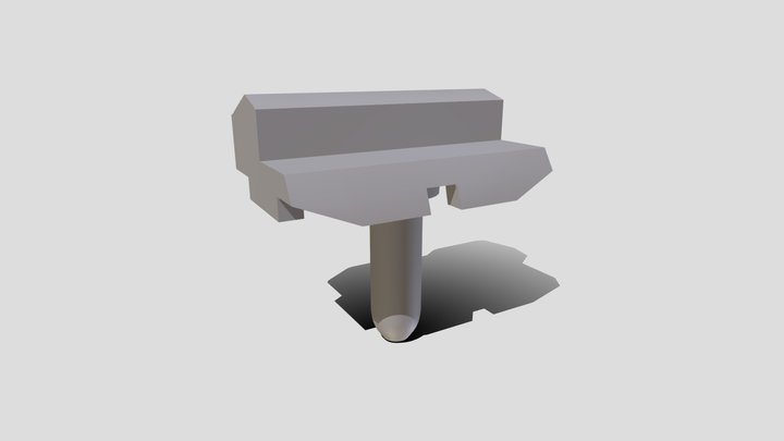 Chevy Truck Rail Clip 3D Model