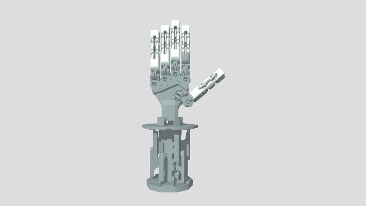 Crate hand v5 v1 3D Model