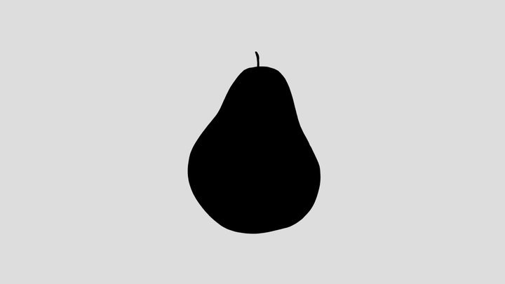 pear 3D Model