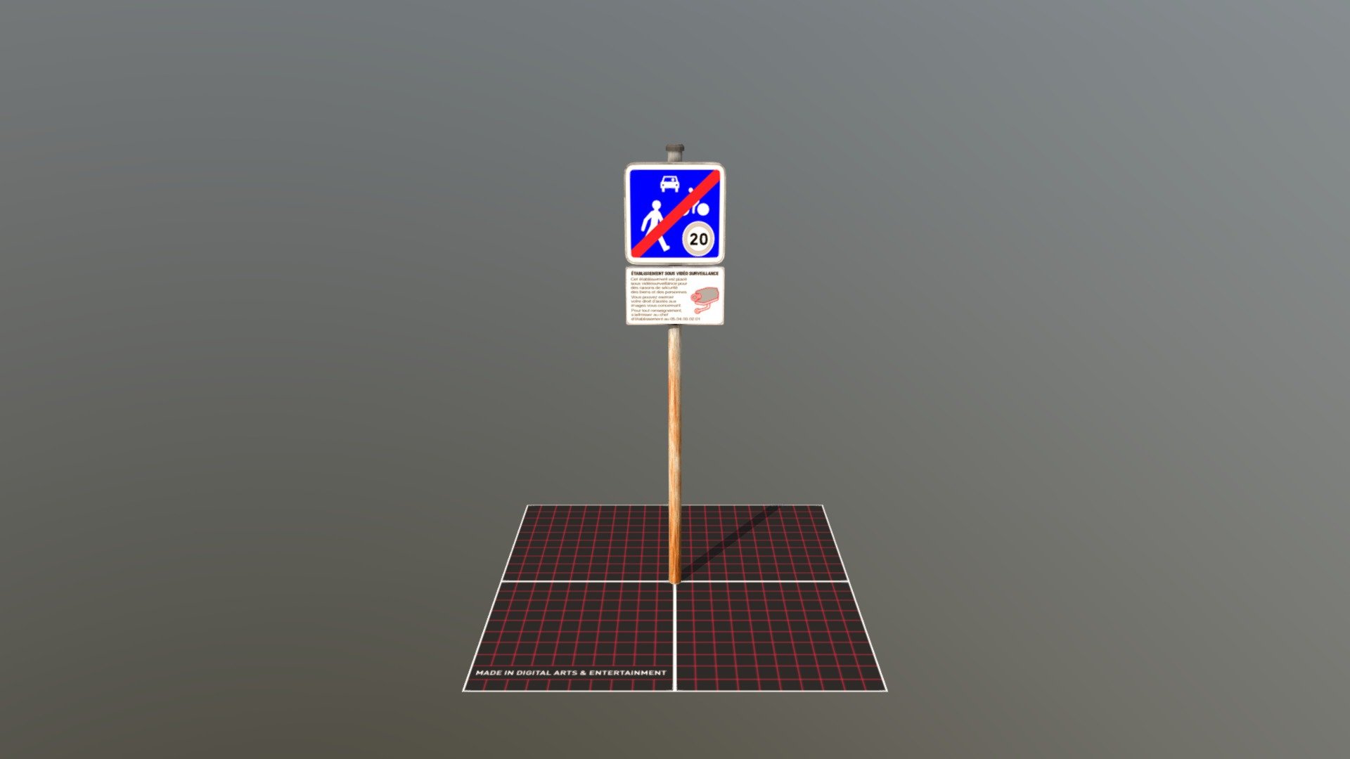 Sam De ZwaefProp Traffic Sign