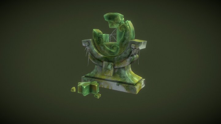 Mythiary Studios Art Test - Old Statue 3D Model