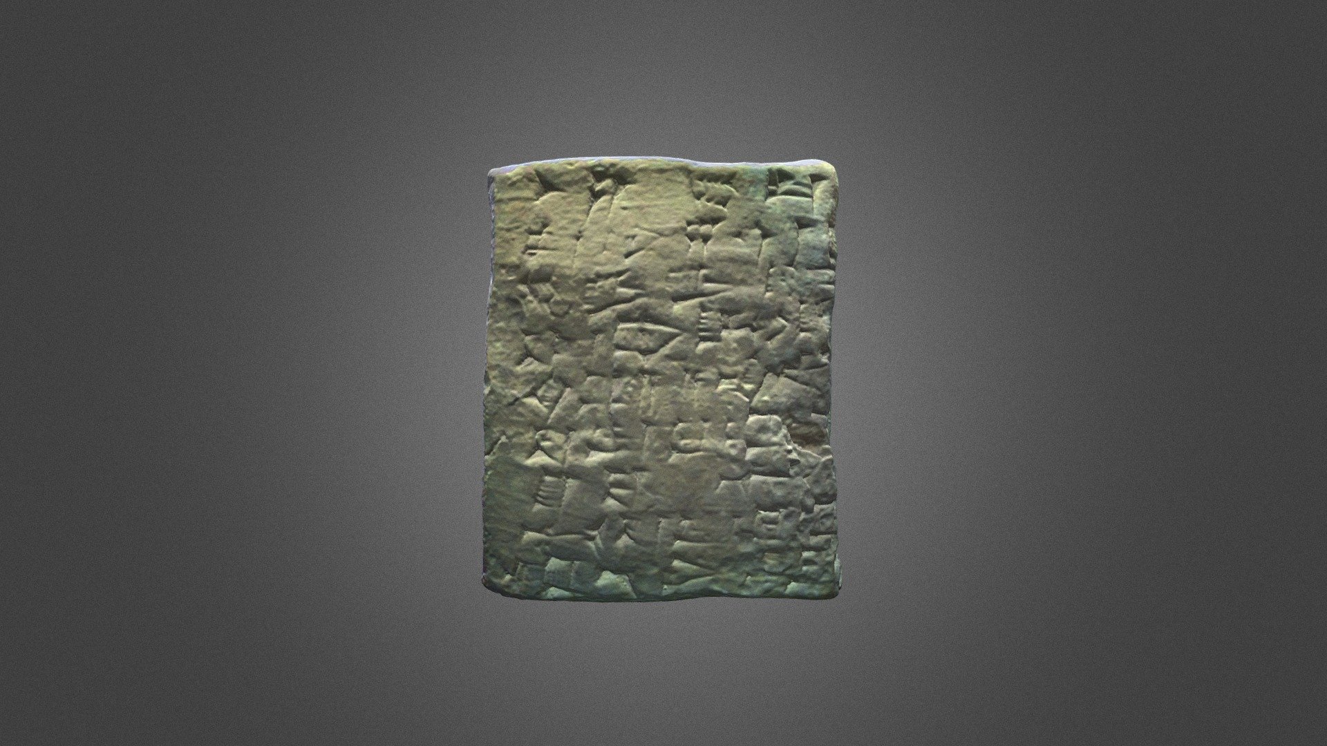 Tablet 2; A.V. Lane Collection - 3D model by Archaeology Research ...