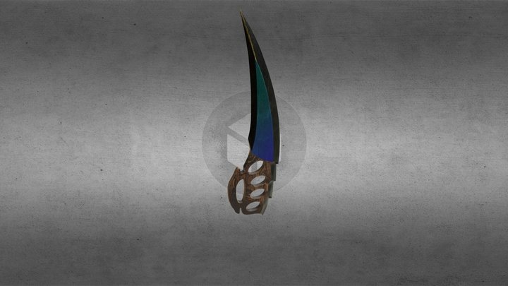 Knuckle Knife | Wooden Sea 3D Model
