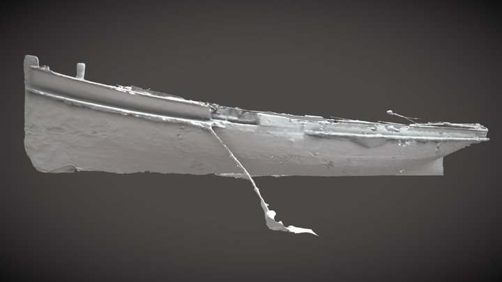 Pre-work Boat wreck Syrenka mountain 3D Model