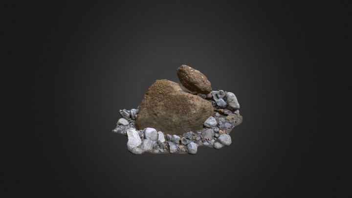 Icelandic_ Mossy_ Rock_glop 3D Model