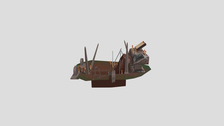 7_1_RAlicea_Delapidated_Graveyard 3D Model