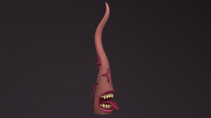 Mouth Tentacle 3D Model