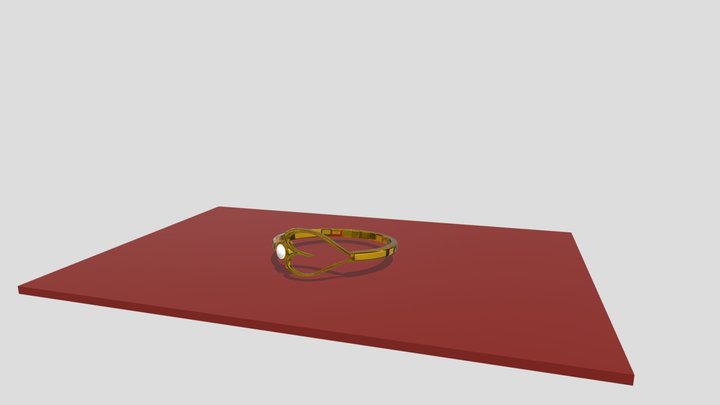 Anillo Corazon 3D Model