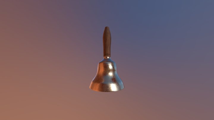 Hand Bell 3D Model