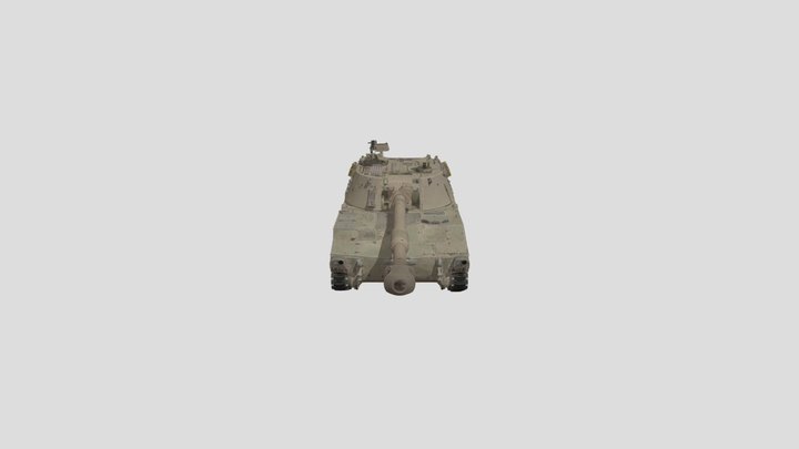 M109A2 (Gulf War) (War Thunder) 3D Model