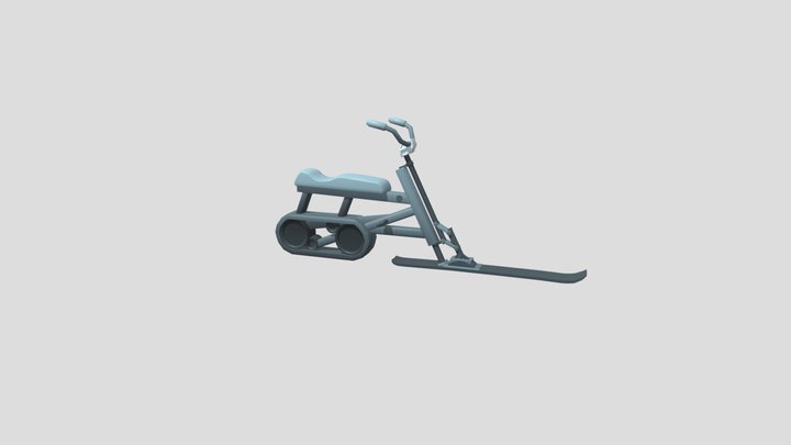 Snowbike 3D Model