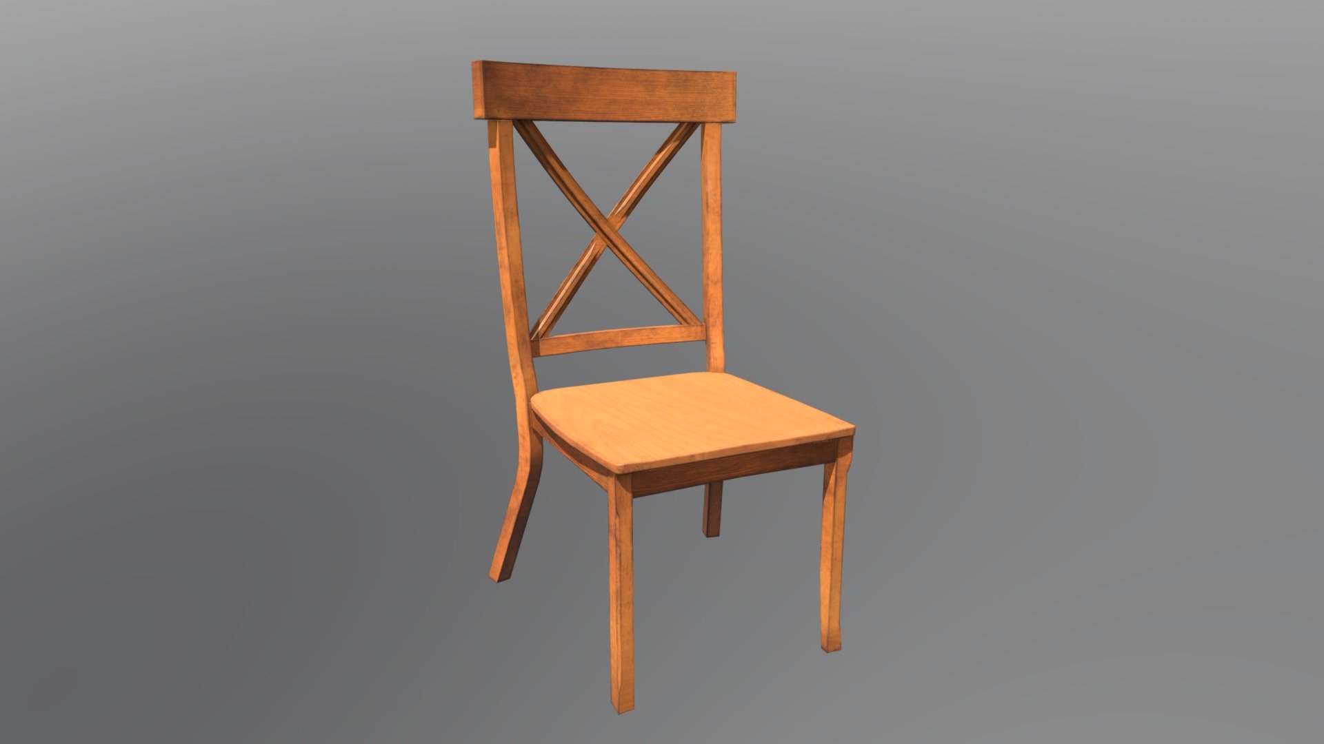 Farmhouse Wooden Chair