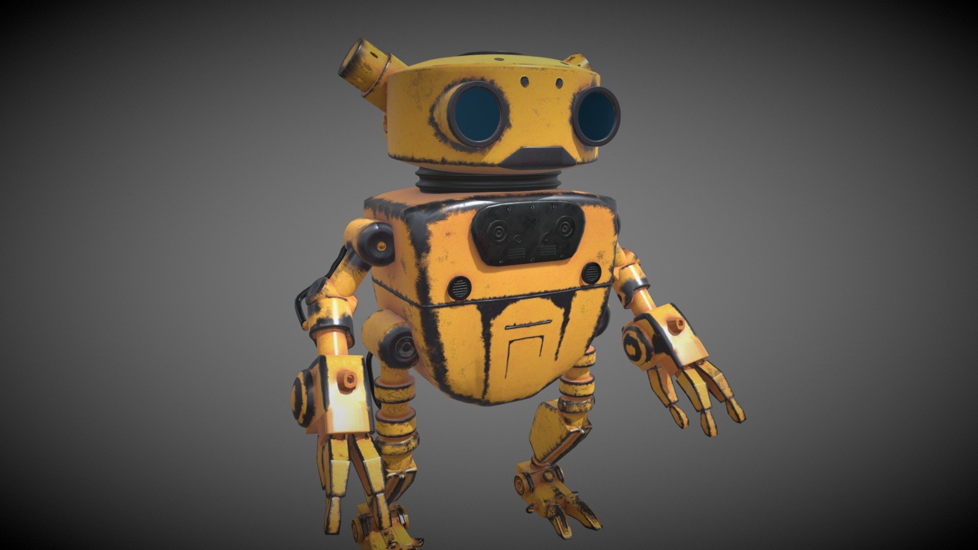 robot - 3D model by ANIL RAVURI (@anilanimation) [f646f30] - Sketchfab