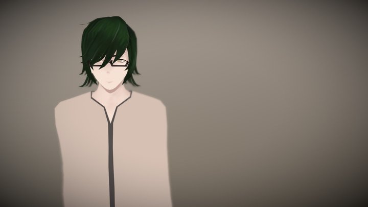 CHIGIRI～藍墨ノ庭～【ハヅキ】 3D Model