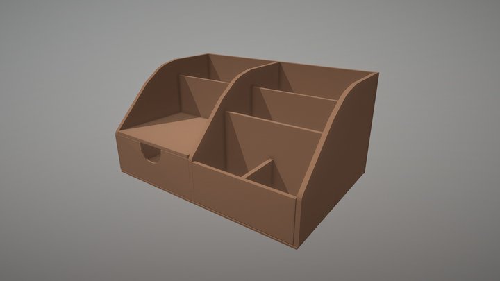 Anna UV Desk O G 3D Model