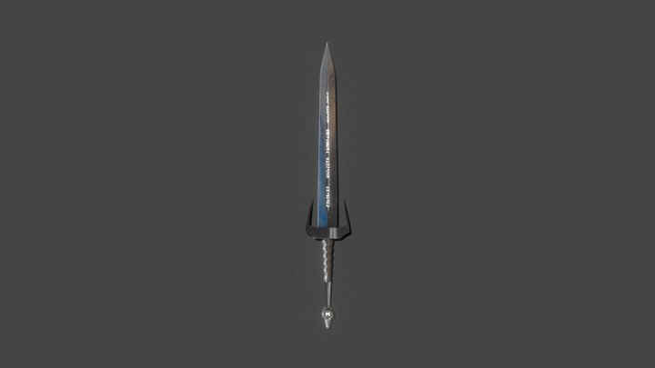 Shine Sword 3D Model