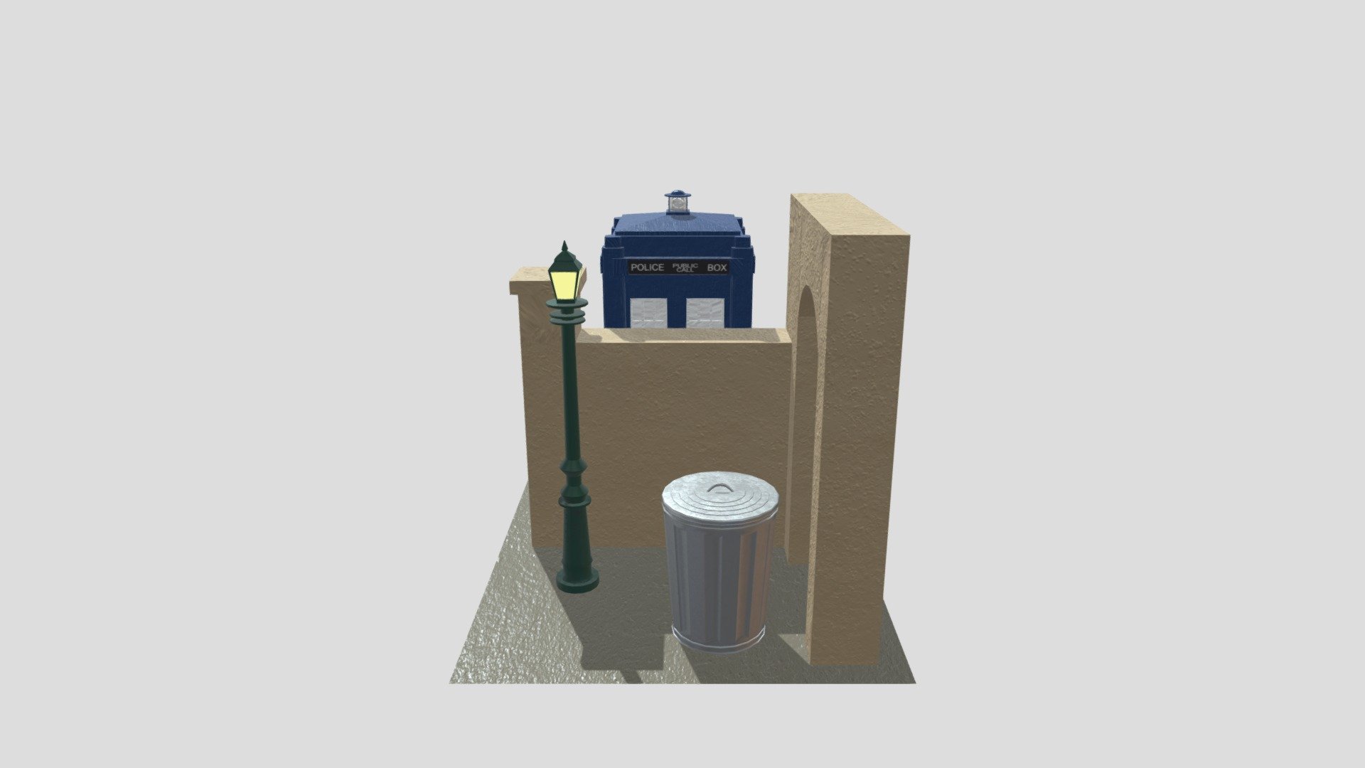 "An Unearthly Child" - Doctor Who Diorama