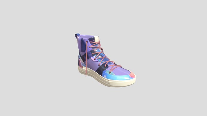 Jelly Belly Custom Sneaker  - Ariadne Designs AI 3D Model