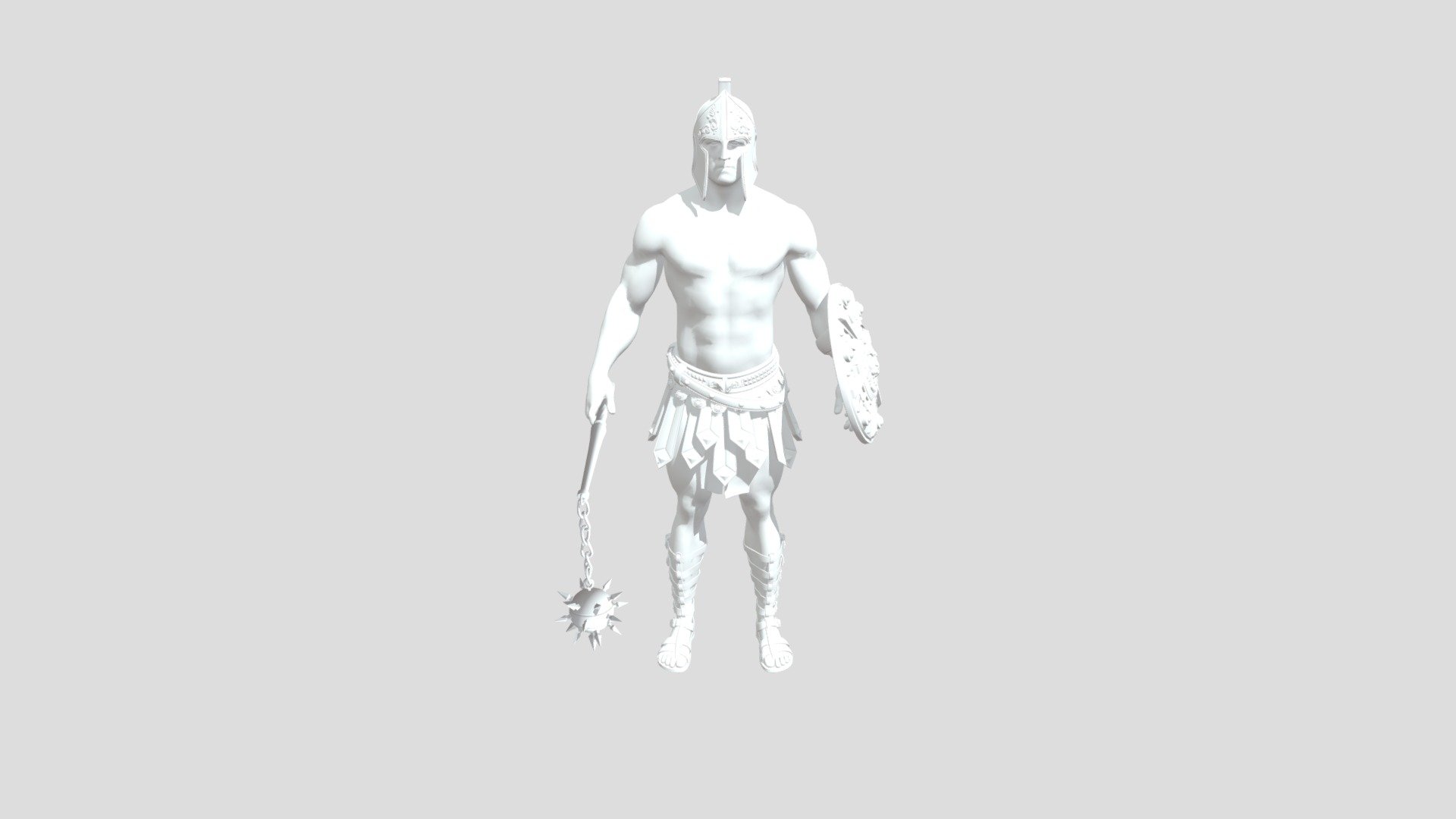 Gladiator T- Pose — Sketchfab embed 3D viewer