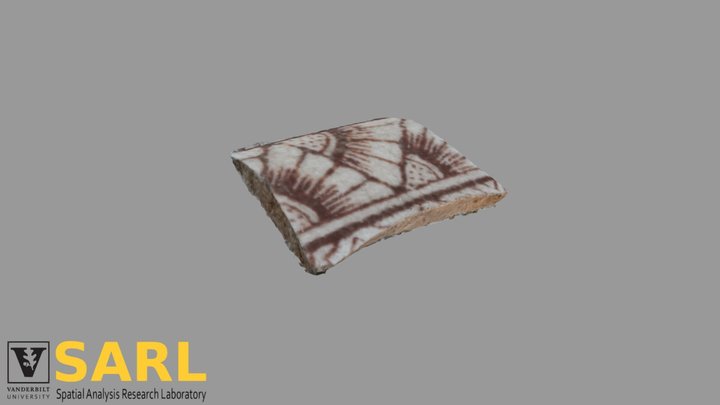 Vaughn Home Excavations, plate fragment L_212 3D Model
