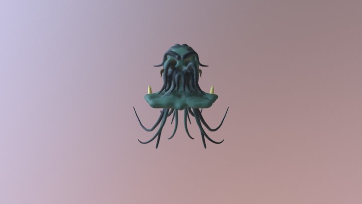 Creature Based on Cthulu 3D Model