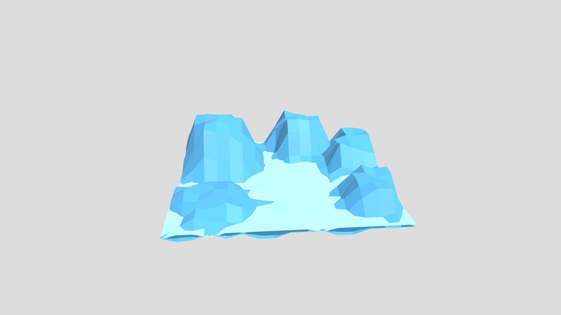 Iceberg - 3D model by redmoonam [f64d438] - Sketchfab