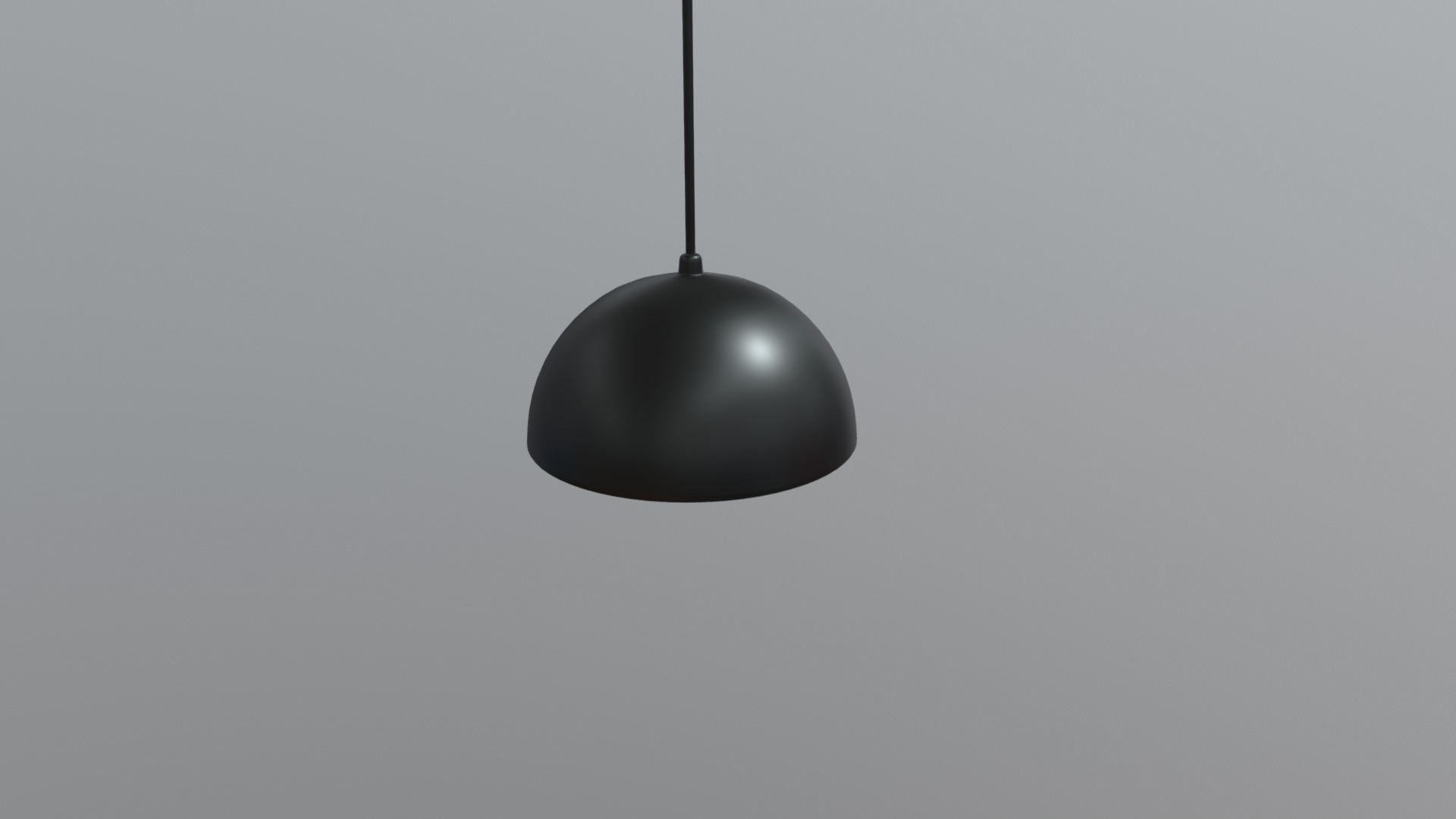 3D model Restaurant Hanging Lamp - This is a 3D model of the Restaurant Hanging Lamp. The 3D model is about a black light bulb.