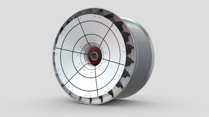 T32 turbofan 3D Model