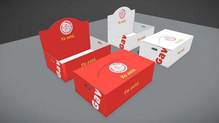 G Catering Box 3D Mock 3D Model