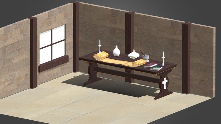 A_ Wizzards_ Den 3D Model