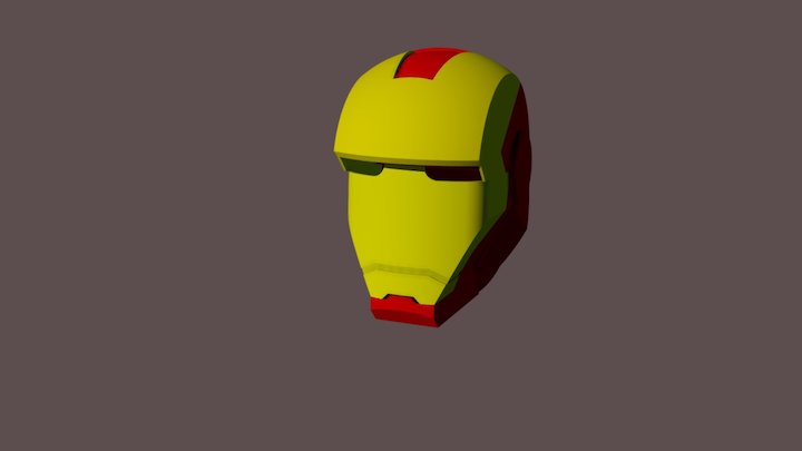 Iron Man Helmet 3D Model