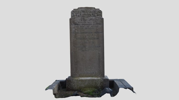 Gravestone_1stModel 3D Model