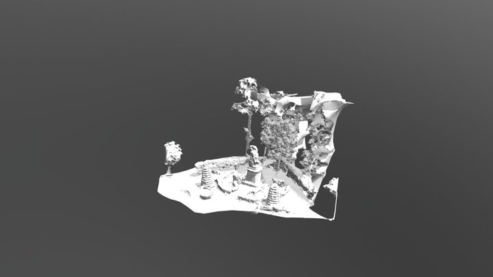 "Monumentul soldatului francez" - Mesh 3D Model