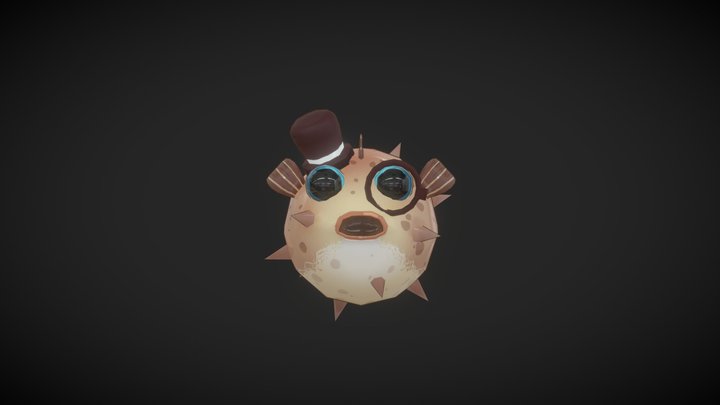 Puffer Fish Fase 2 3D Model