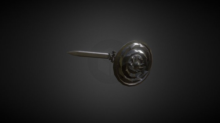 Rose and Thorn 3D Model