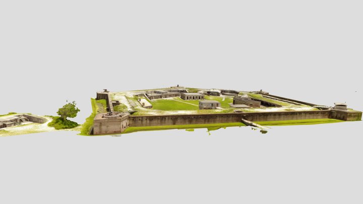 Fort Gaines 3D Model