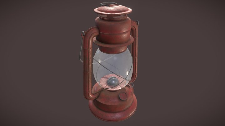 Kerosine Lantern 3D Model