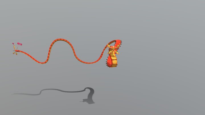 Centiskorch Gmax Cobblemon 3D Model