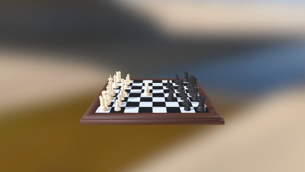 chess board scene