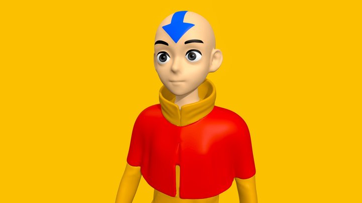 Aang - Avatar the Last Air bender 3D Model