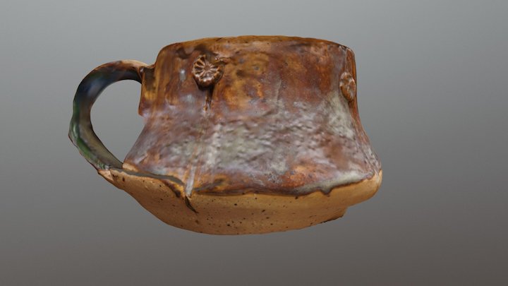 Shizuko's Pottery Cup 3D Model