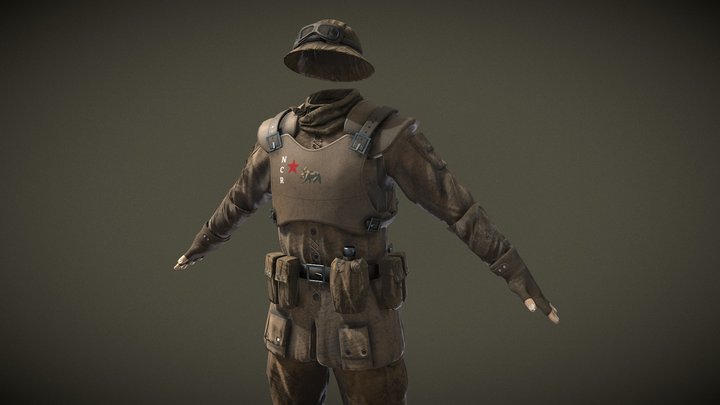 Fallout NCR Trooper 3D Model