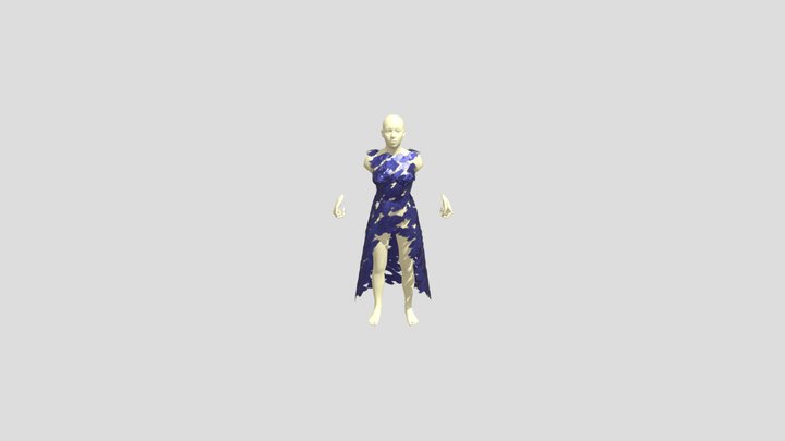 Custom Avatar For Wing Dress 3D Model